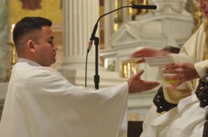 Fr Pedro Lopez anointing