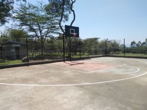 Basketball court in Kenya