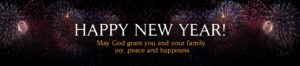 Happy New Year banner