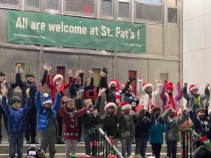 Students at St. Patrick's Catholic Academy Perform Christmas Songs