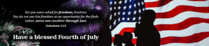 4th of July DoB Banner