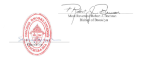 Bishop Brennan Signature