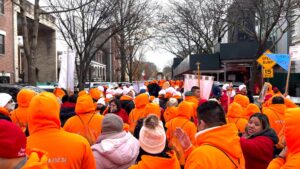Pilgrims begining March
