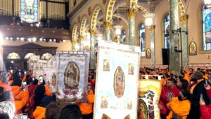 Procession into Mass