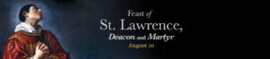 Feast of St. Lawrence DOB Banner