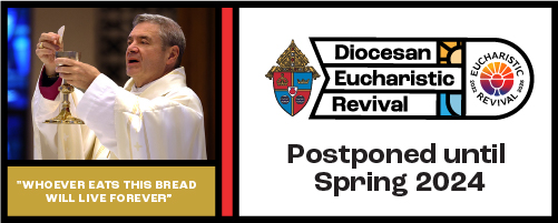 Diocesan Eucharistic Revival Postponed Announcement Landing Page Mobile