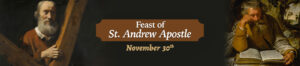 Feast of St. Andrew Apostle DOB Banner