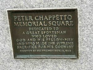 Chappetto Square plaque