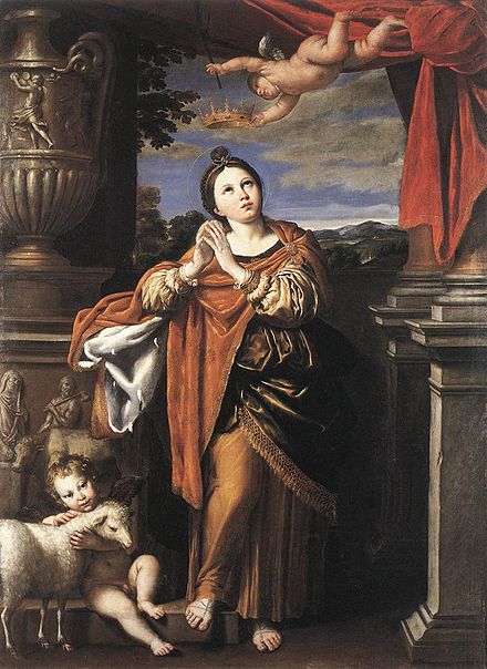 440px 2872 saint agnes domenichino