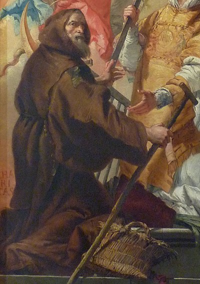 Francis of Paola by Giovanni Domenico Tiepolo