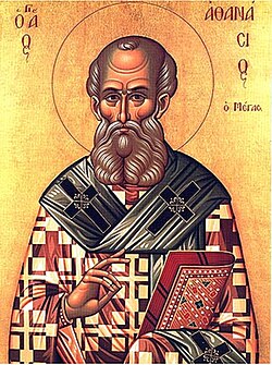 Ikone Athanasius von Alexandria