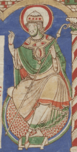 Pope Damasus Biblia Sancti Martialis Lemovicensis, Folio 4v