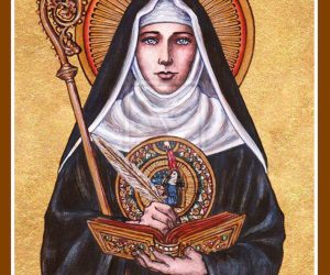 today we honor st hildegard of bingen one of the four v0 b071bd112vob1